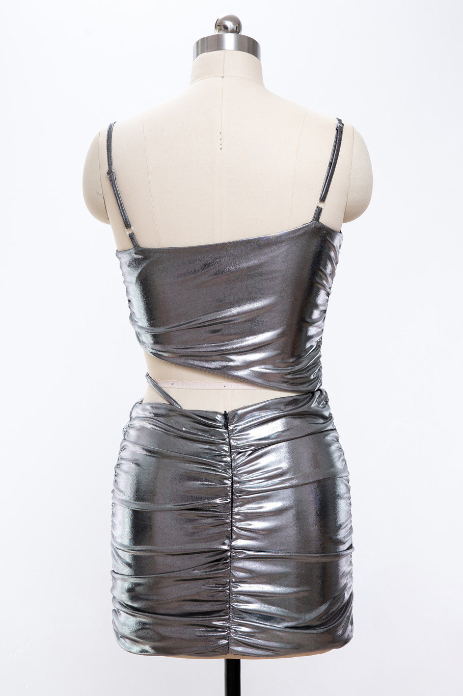 Sexy Grey Cut Out Mini Party Club Dresses – ARSAO