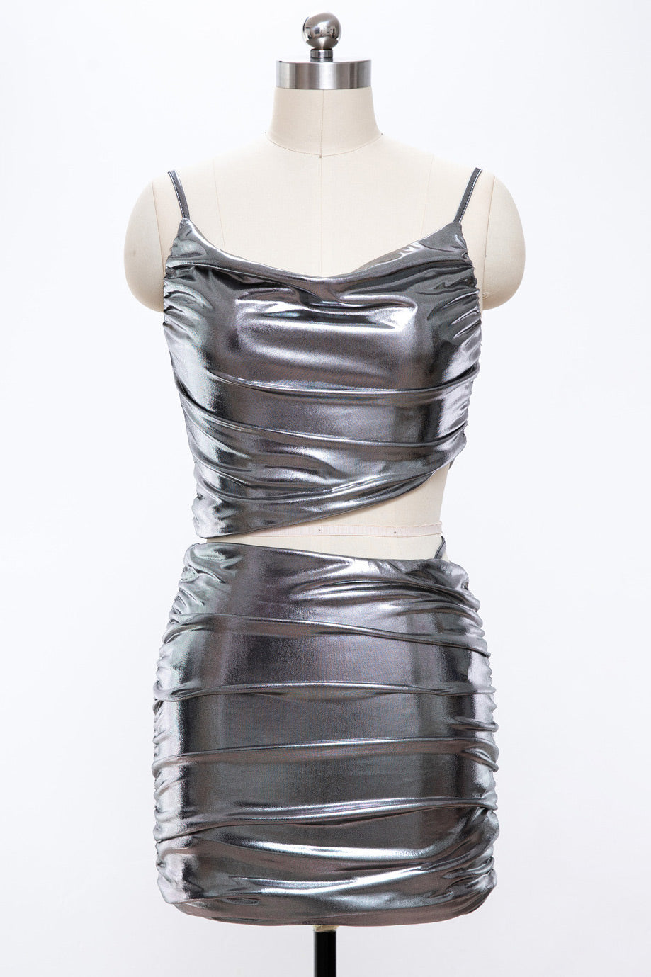 Sexy Grey Cut Out Mini Party Club Dresses – ARSAO