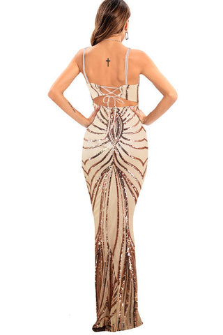 Backless Mermaid Formal Evening Dresses