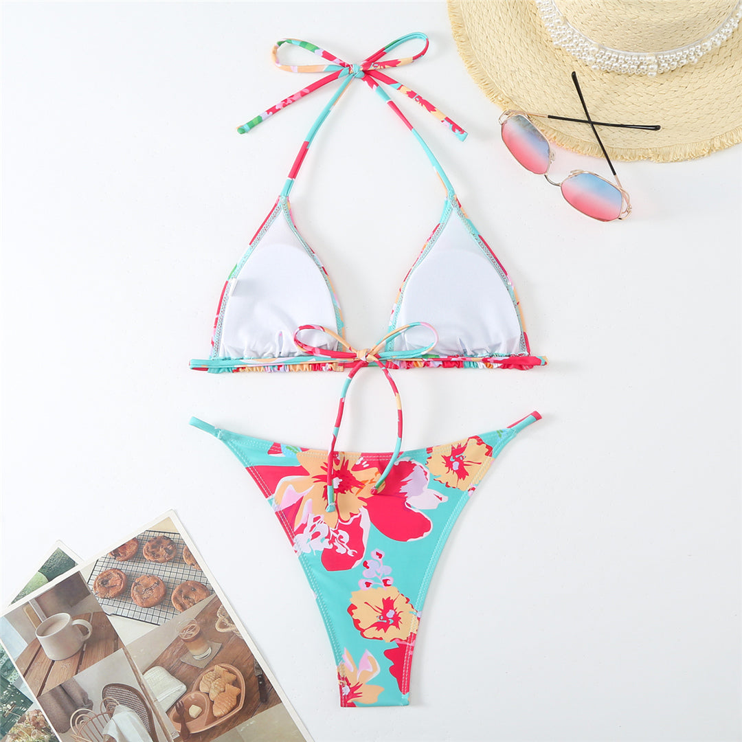 Rebecca Flowers Floral Brazilian Bikini