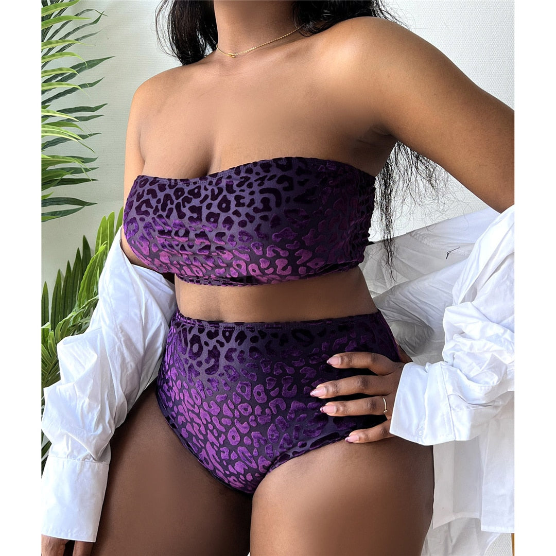 Tammy Plus Size Leopard Bikini