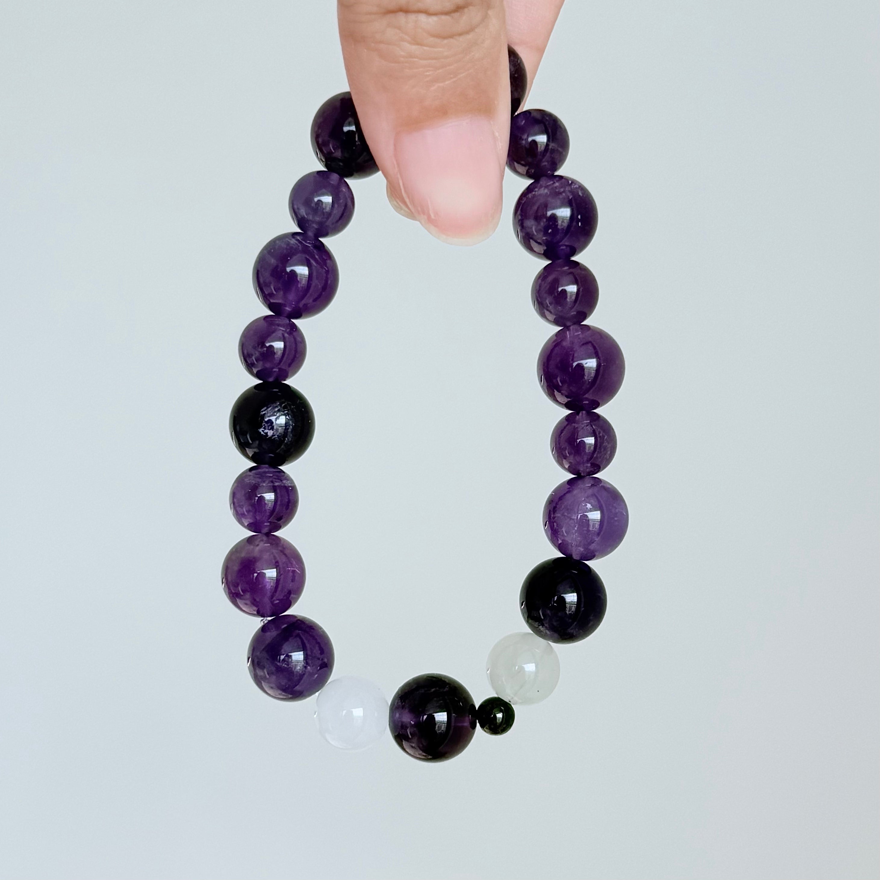 Amethyst & Moonstone Bracelet