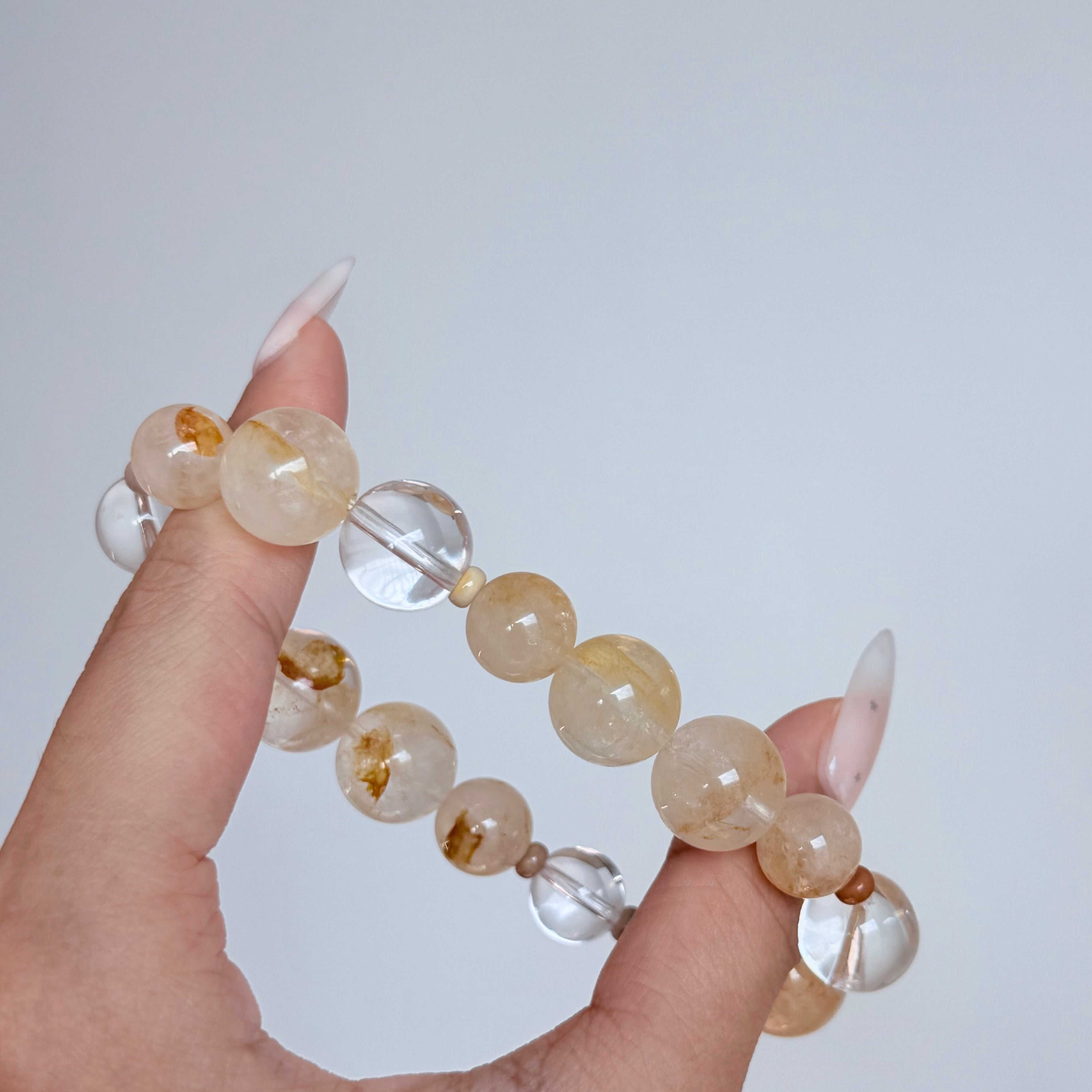 Golden Rutilated Quartz Bracelet