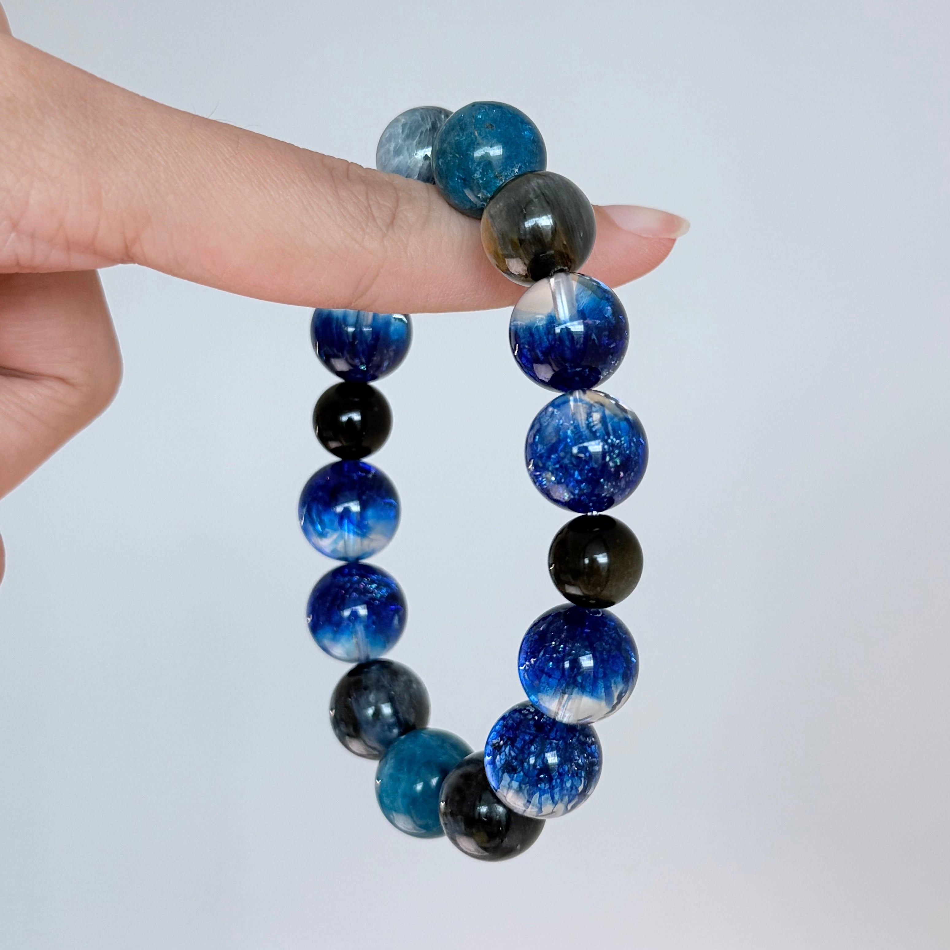 Blue Galaxy Kyanite Crystal Bracelet