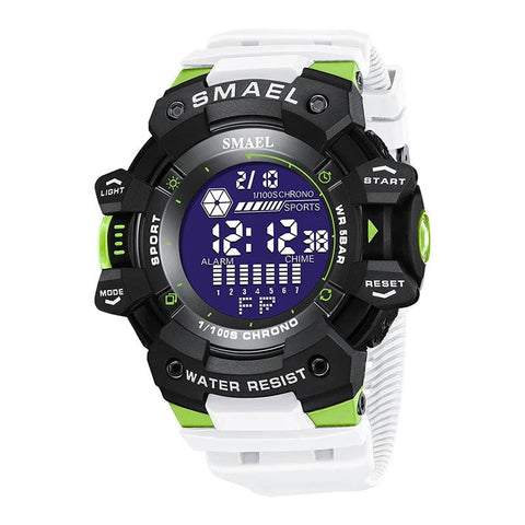 AMSW8050 Simple Watch: Rugged Sport Elegance with LED Digital Precision