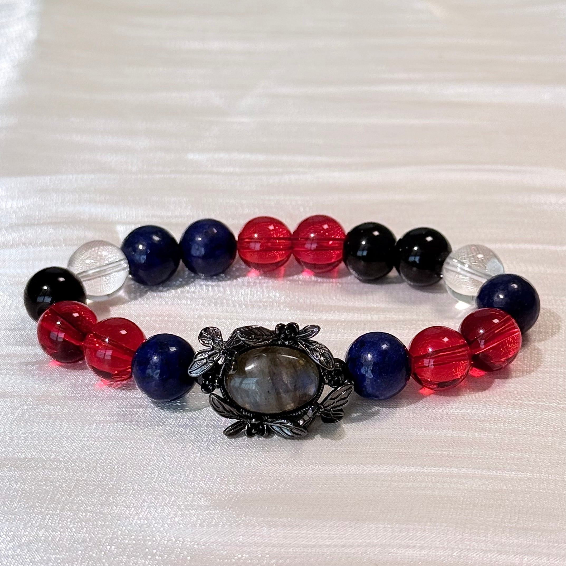 Labradorite Beetle Protection Bracelet