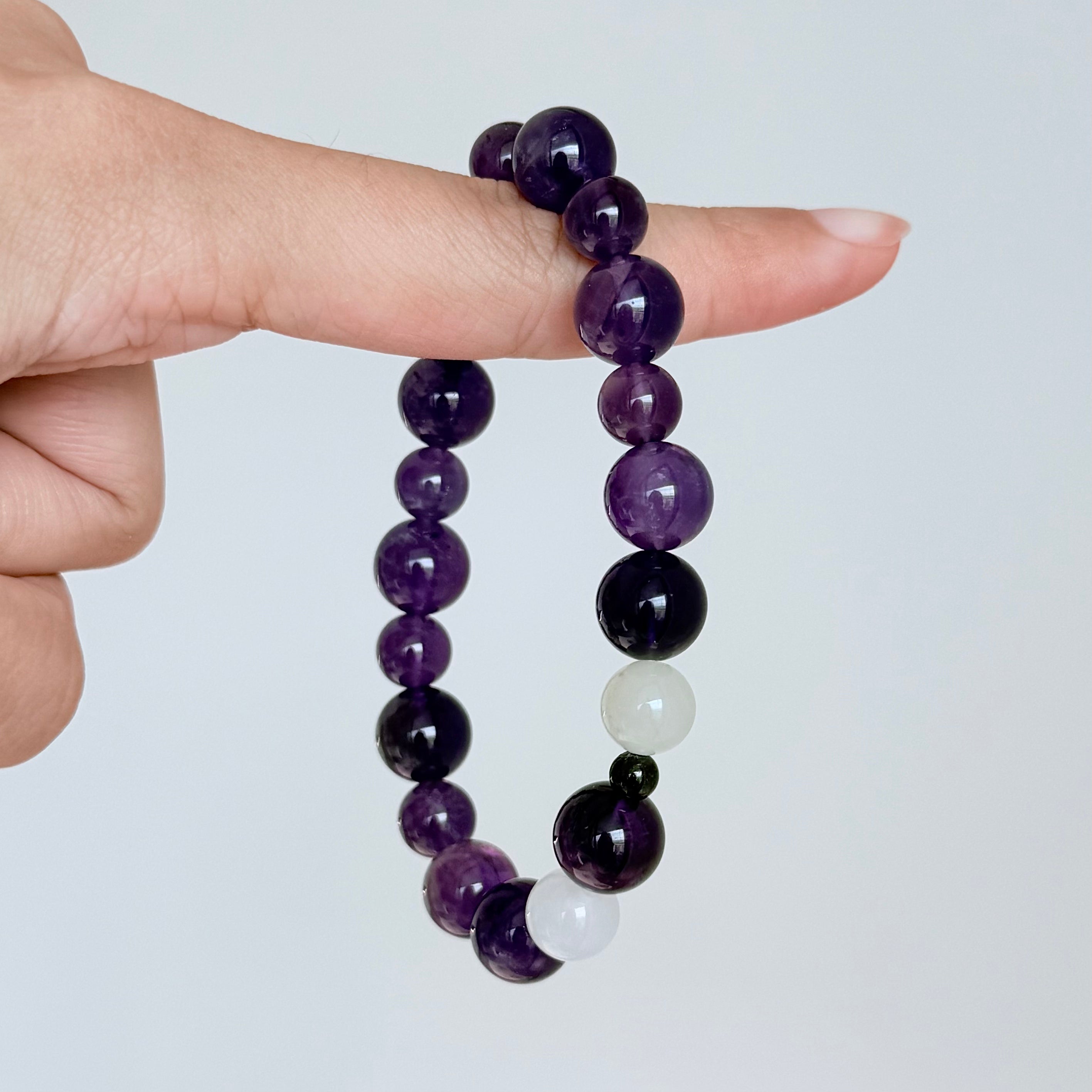 Amethyst & Moonstone Bracelet