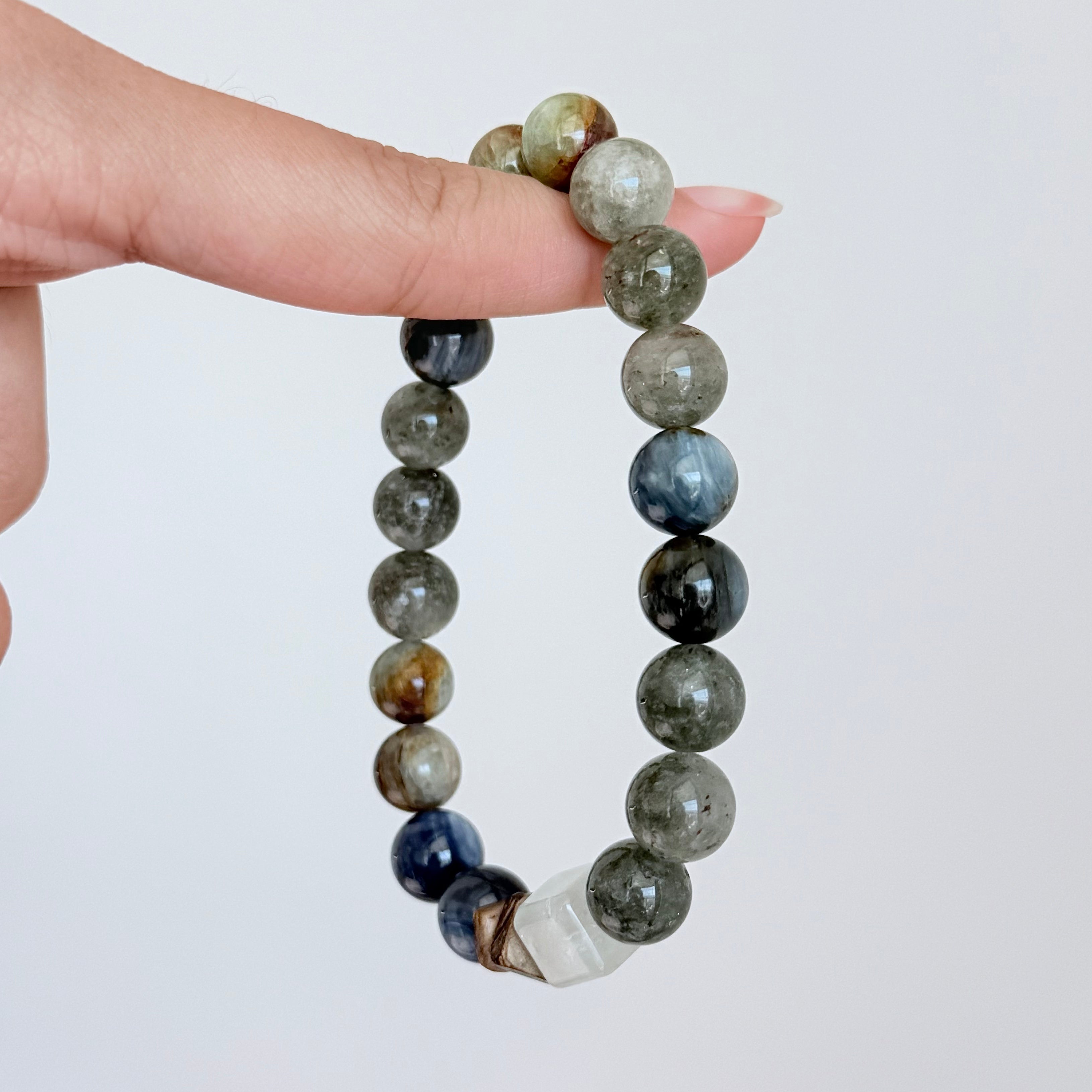 Kyanite & Labradorite Crystal Bracelet