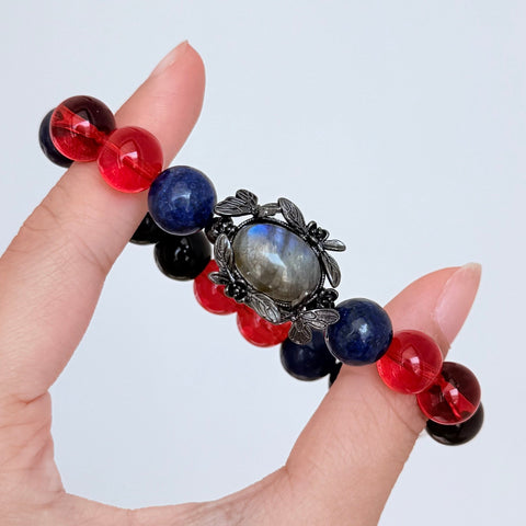 Labradorite Beetle Protection Bracelet