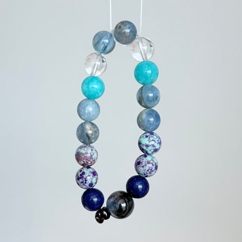 Ocean Blue Gemstone Bracelet