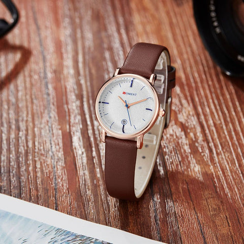 Couple Watch Men Brown Wrist Watches Lover Valentine's Day Gift Reloj Creative White Wristwatch Sport Male Quartz Clock