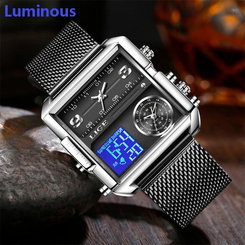 Creative Watch Top Square Sports Quartz Wristwatches MSCWML57