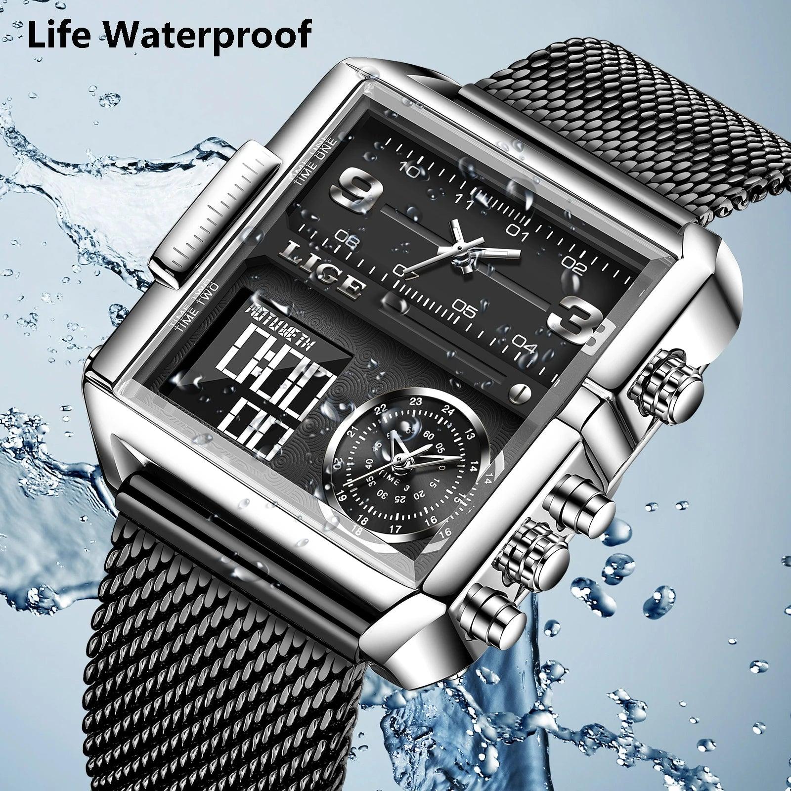 Creative Watch Top Square Sports Quartz Wristwatches MSCWML57