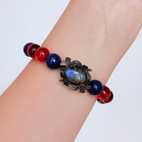 Labradorite Beetle Protection Bracelet