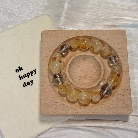 Golden Rutilated Quartz Bracelet