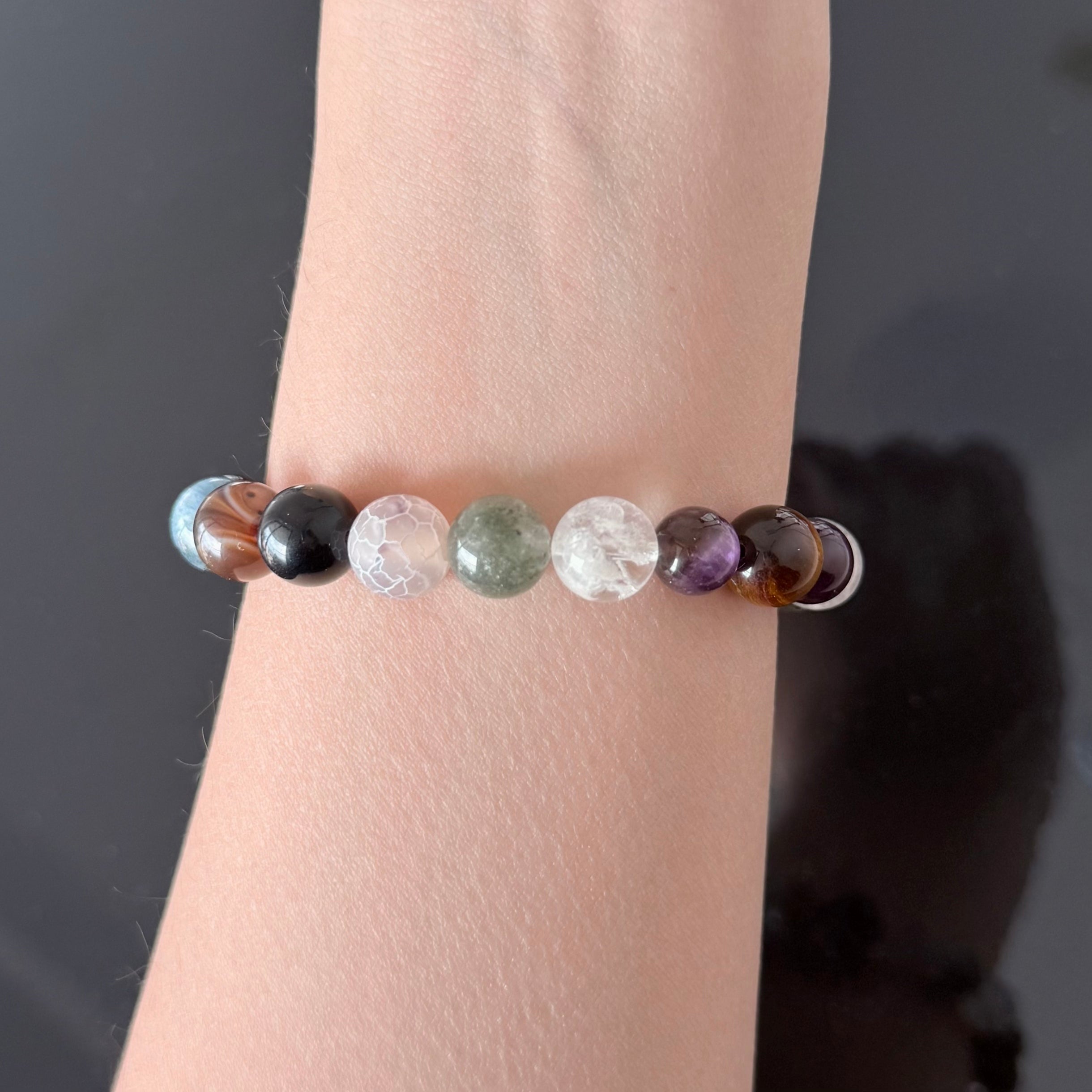 Natural Multi-Stone Healing Crystal Bracelet