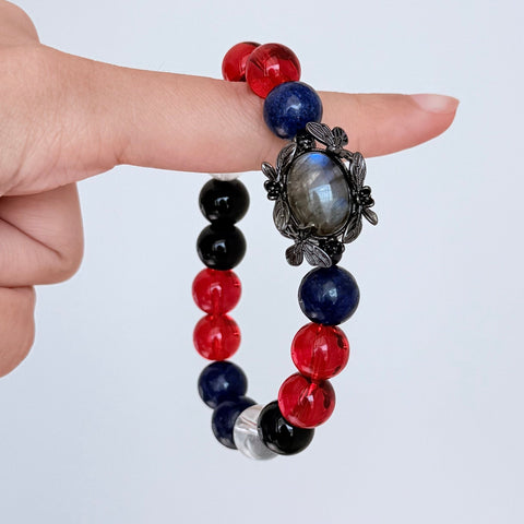 Labradorite Beetle Protection Bracelet