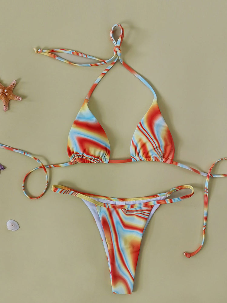 Sally Ripple Print Bikini