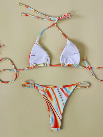 Sally Ripple Print Bikini