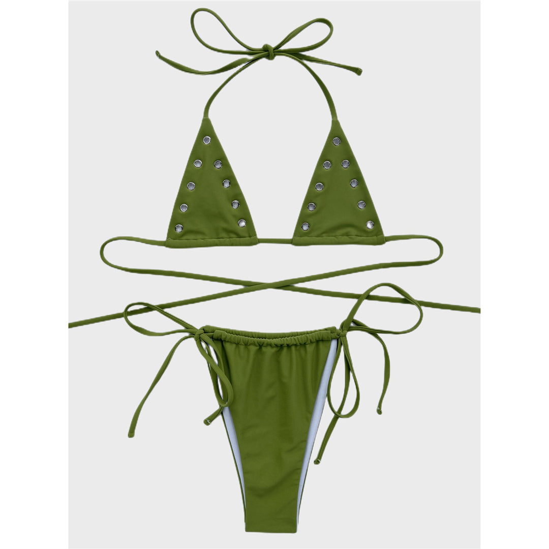 Patsy Wrap Around Hollow Out Halter Bikini