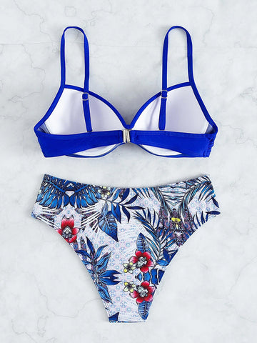 Whitney Leaf Print Bikini