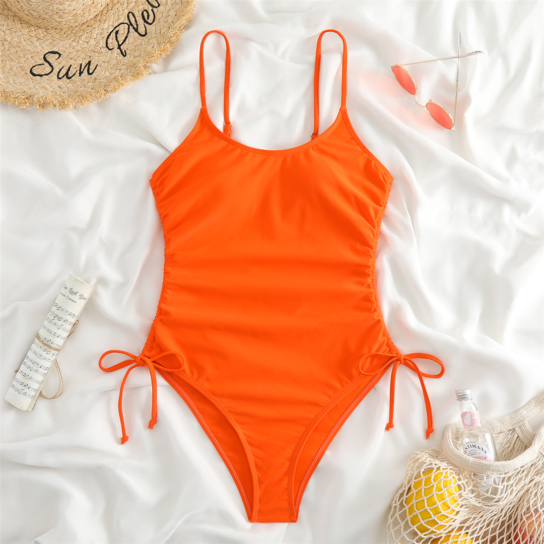 Maggie Lace Up High Leg Monokini