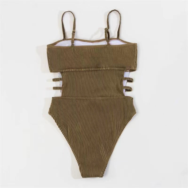 Alyssa Ribbed One Piece Swimsuit