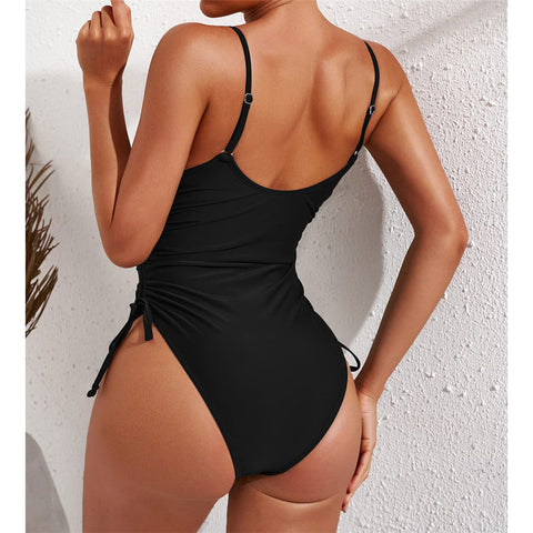 Maggie Lace Up High Leg Monokini