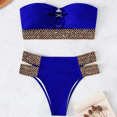 Renee High Waist Solid Bikini