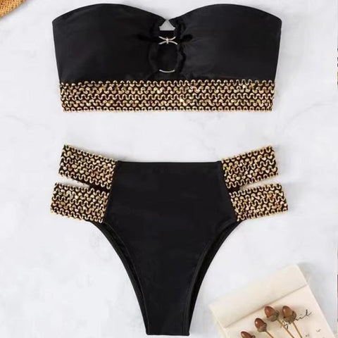 Renee High Waist Solid Bikini