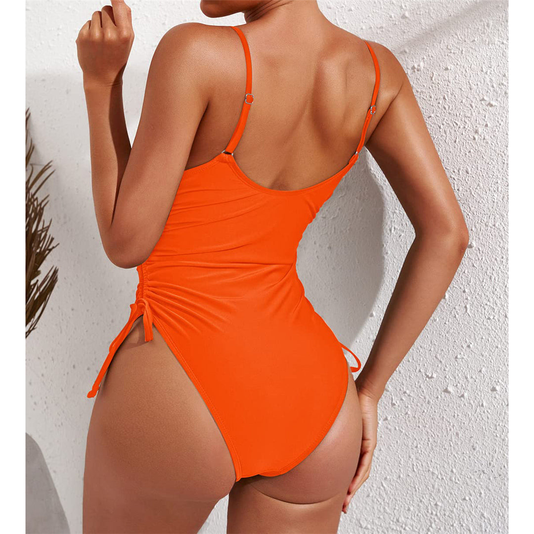 Maggie Lace Up High Leg Monokini