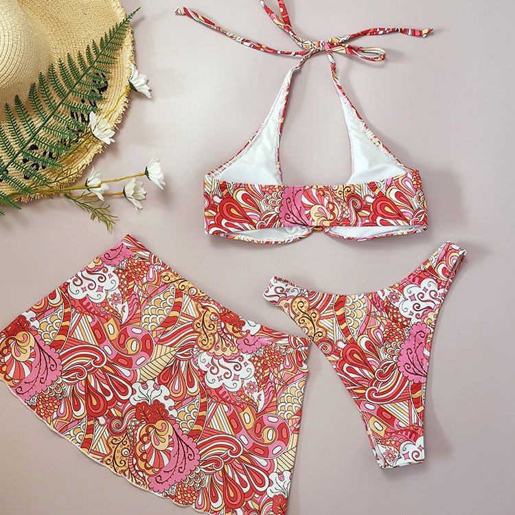 Melissa Push Up Floral Print Bikini