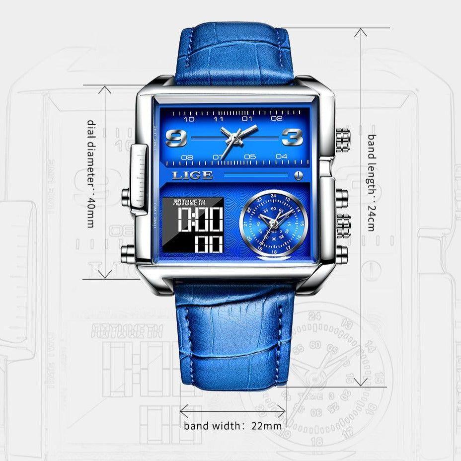 Digital Quartz Simple Watches SWWS34 Waterproof Wristwatch