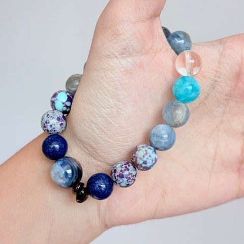 Ocean Blue Gemstone Bracelet