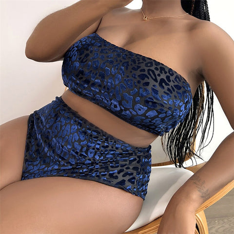 Tammy Plus Size Leopard Bikini