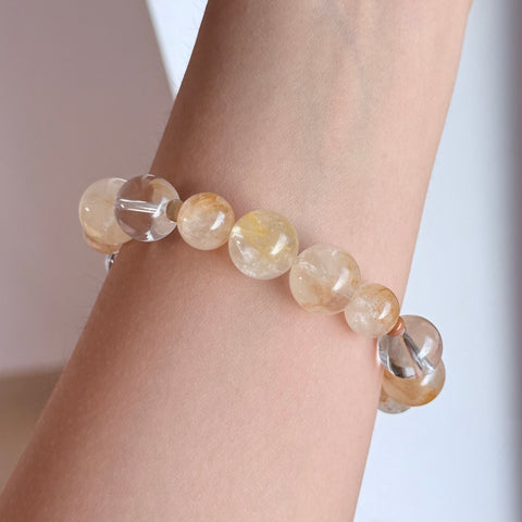 Golden Rutilated Quartz Bracelet