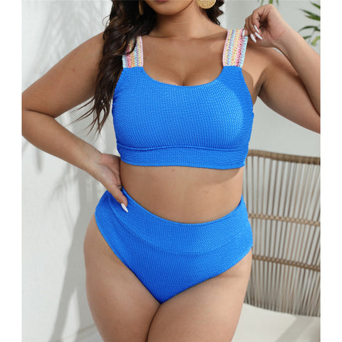 Sylvia Wrinkled Bikini Plus Size Bikini