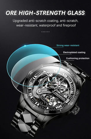 FN1807 Casual Sport Mechanical Wristwatch: Simple and Fashionable