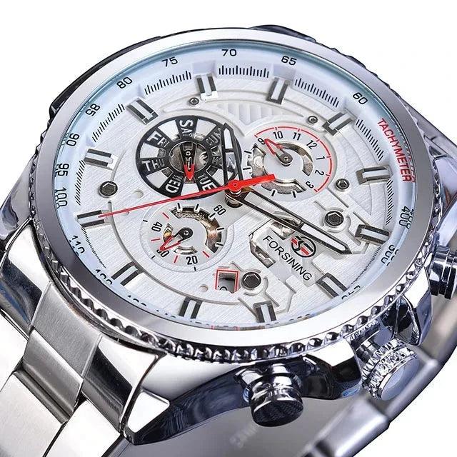 GMT1137 Simple Watch - Stainless Steel Mechanical Automatic Wristwatches