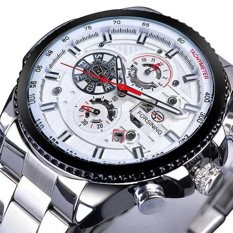 GMT1137 Simple Watch - Stainless Steel Mechanical Automatic Wristwatches