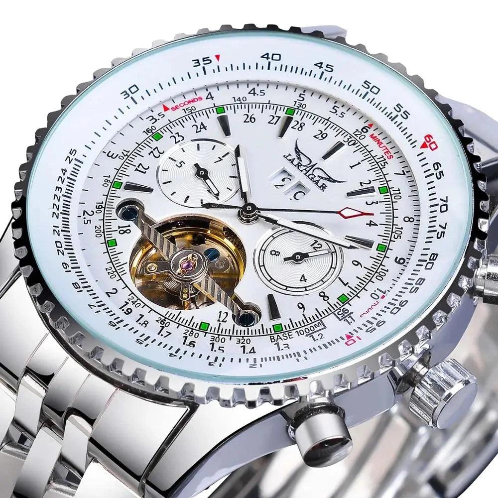 GMT976 Simple Watch - Flying Series - Stainless Steel Automatic Wristwatch