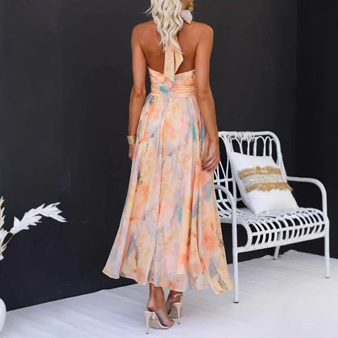 Violette Bubble Hem Maxi Dress
