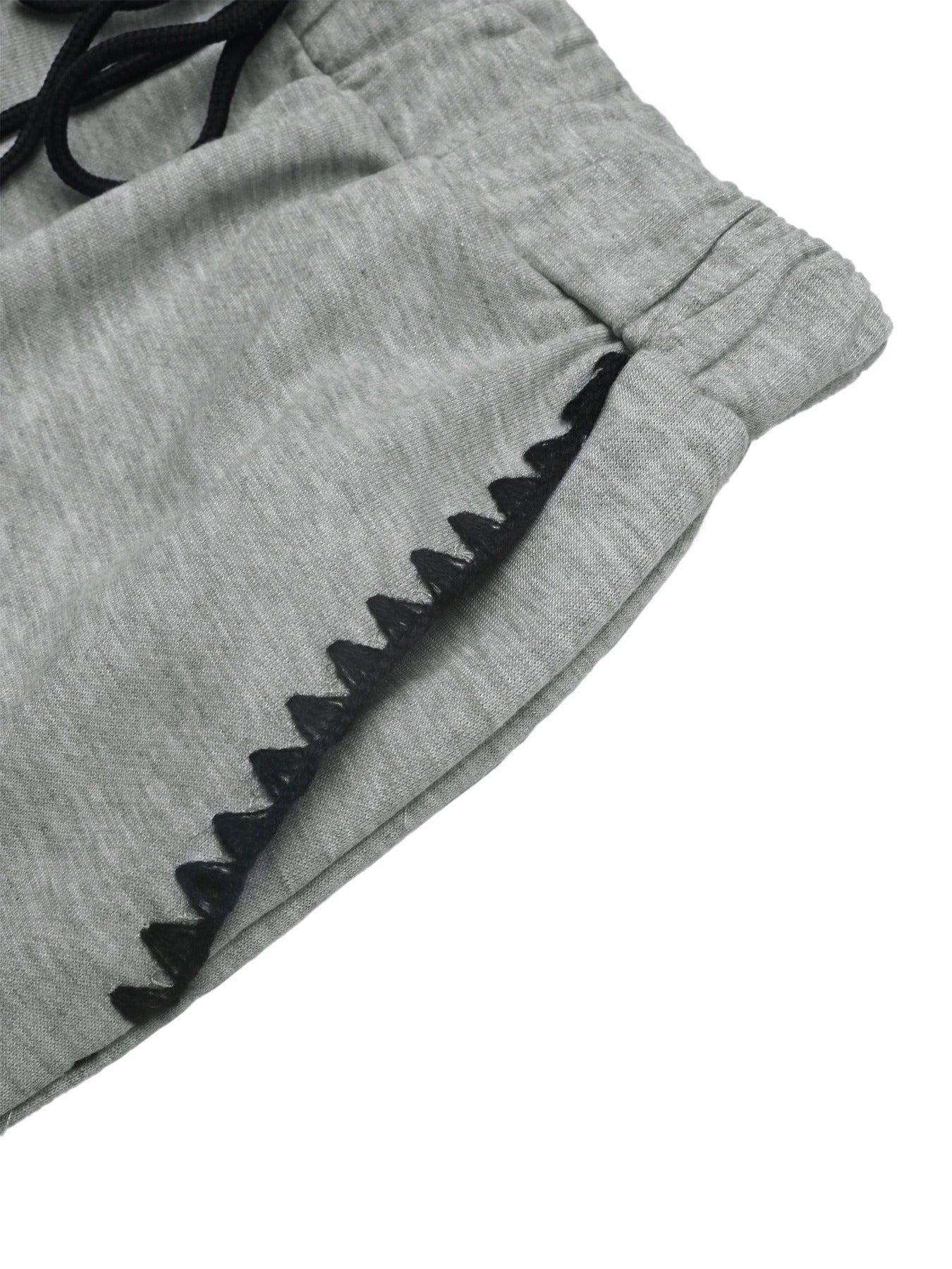 Casual Straight-Leg Elastic Waist Trousers