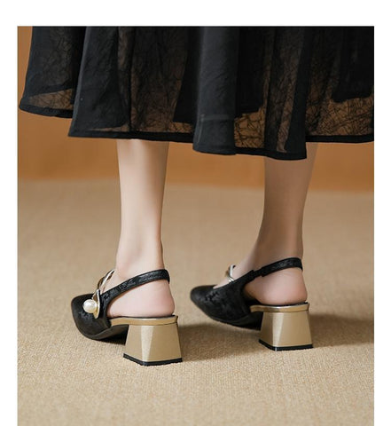 Damen Sommer Sandalen im französischen Stil mit Zehensteg