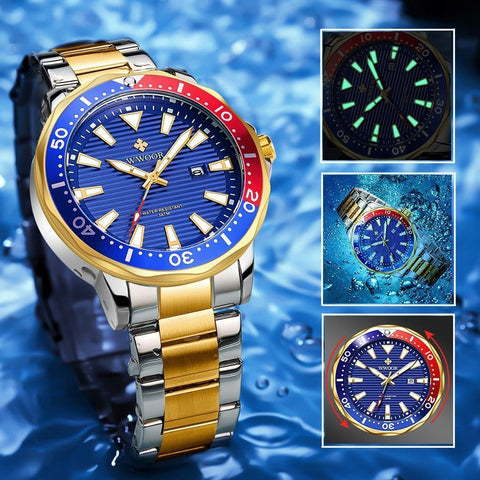 Luminous Sports Simple Watch - GN1252, Waterproof Military Design