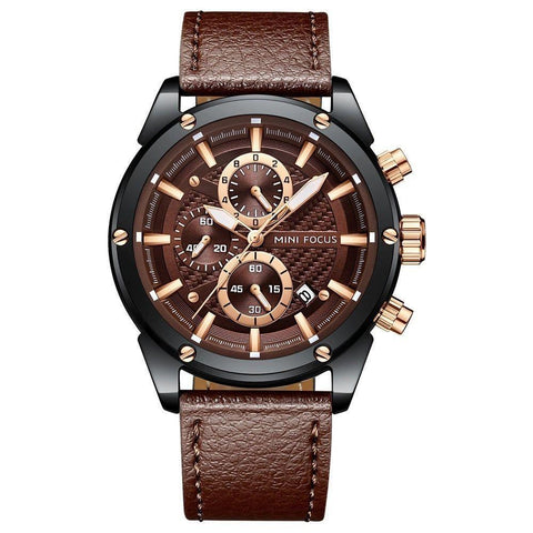 Simple Cheap Watches Quartz Waterproof Leather Strap SCW0300