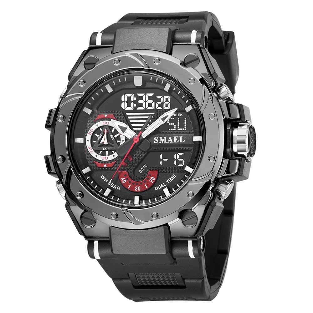 Simple Military Watch MSCWMM36 Sport Waterproof LED Quartz Digital Wristwatch