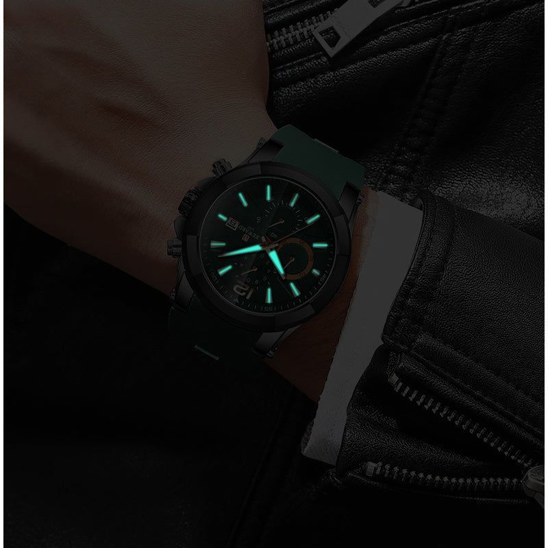 Simple Watch 1JWS0421 Waterproof Silicone Quartz Wristwatch