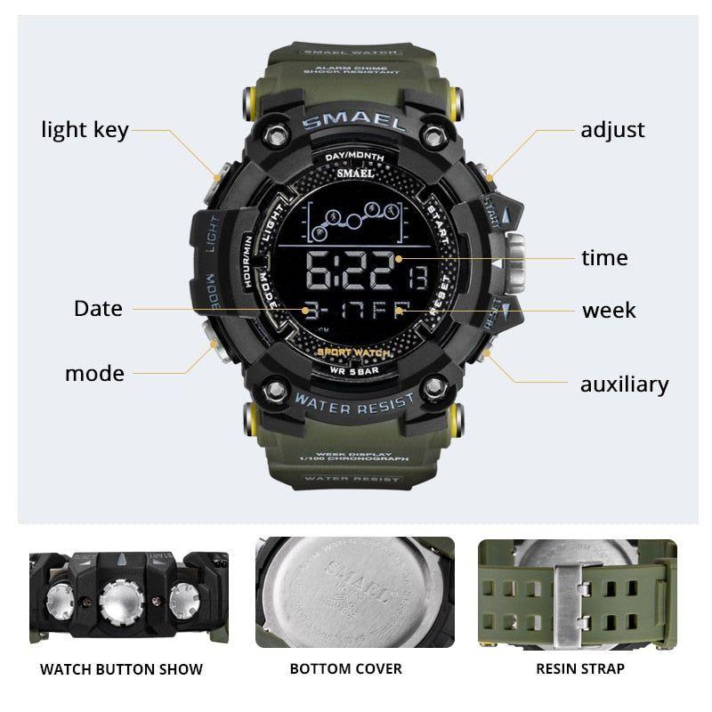 Simple Watch MSCWRTY01 Military Waterproof Sport Wristwatch