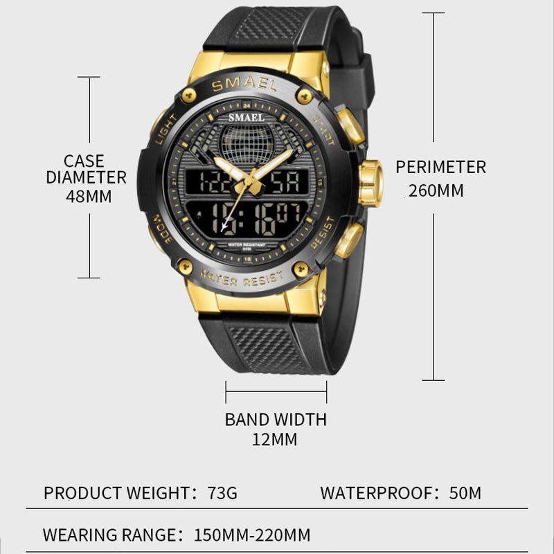 Simple Watches 1JWS0419 Waterproof Quartz Sport Wristwatch